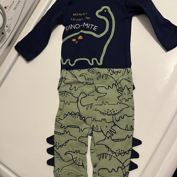 Carter's Dino-Mite Set - Navy and Olive - Picture 1 of 3